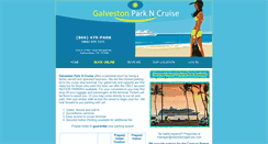 Desktop Screenshot of galvestonparkncruise.com